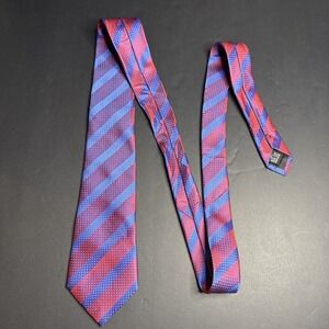 Hi-Tie Men's Tie -Blue/Red Striped